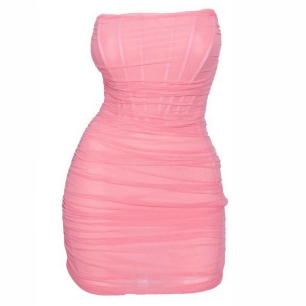 Pink mini dress ✨ worn once - still in perfect condition